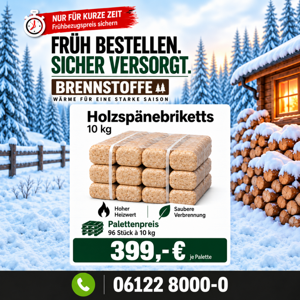 holzbriketts quadrat
